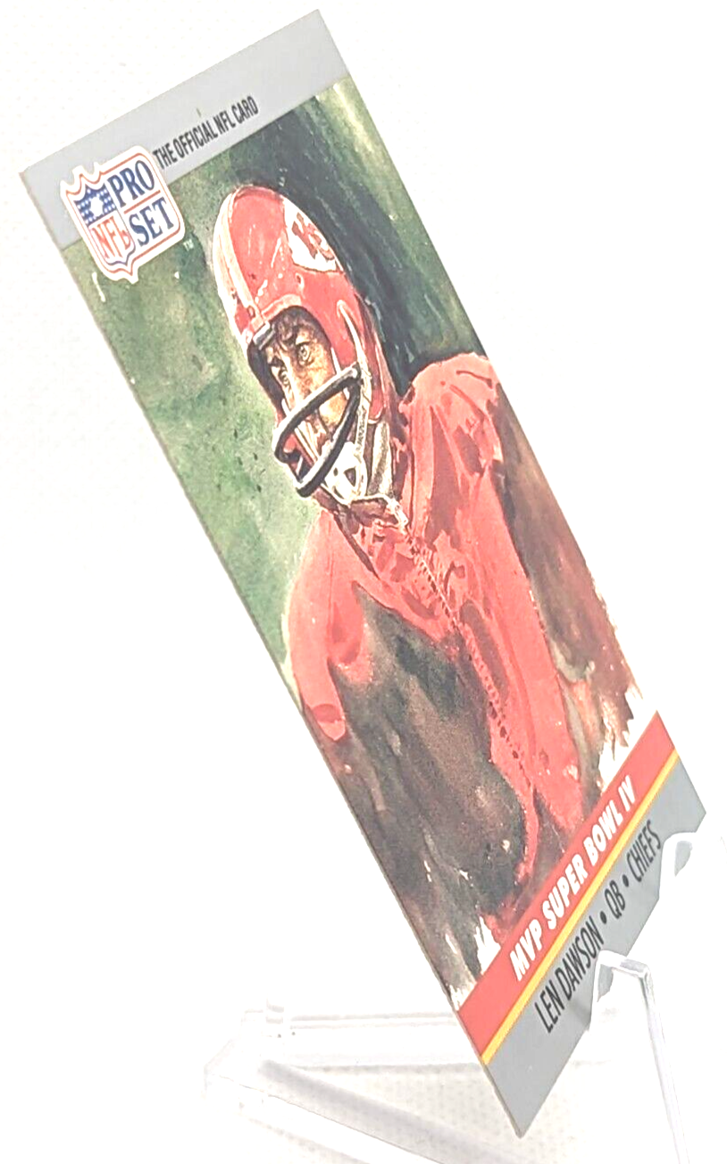 1990 Pro Set #4 Len Dawson Super Bowl MVP Collectibles