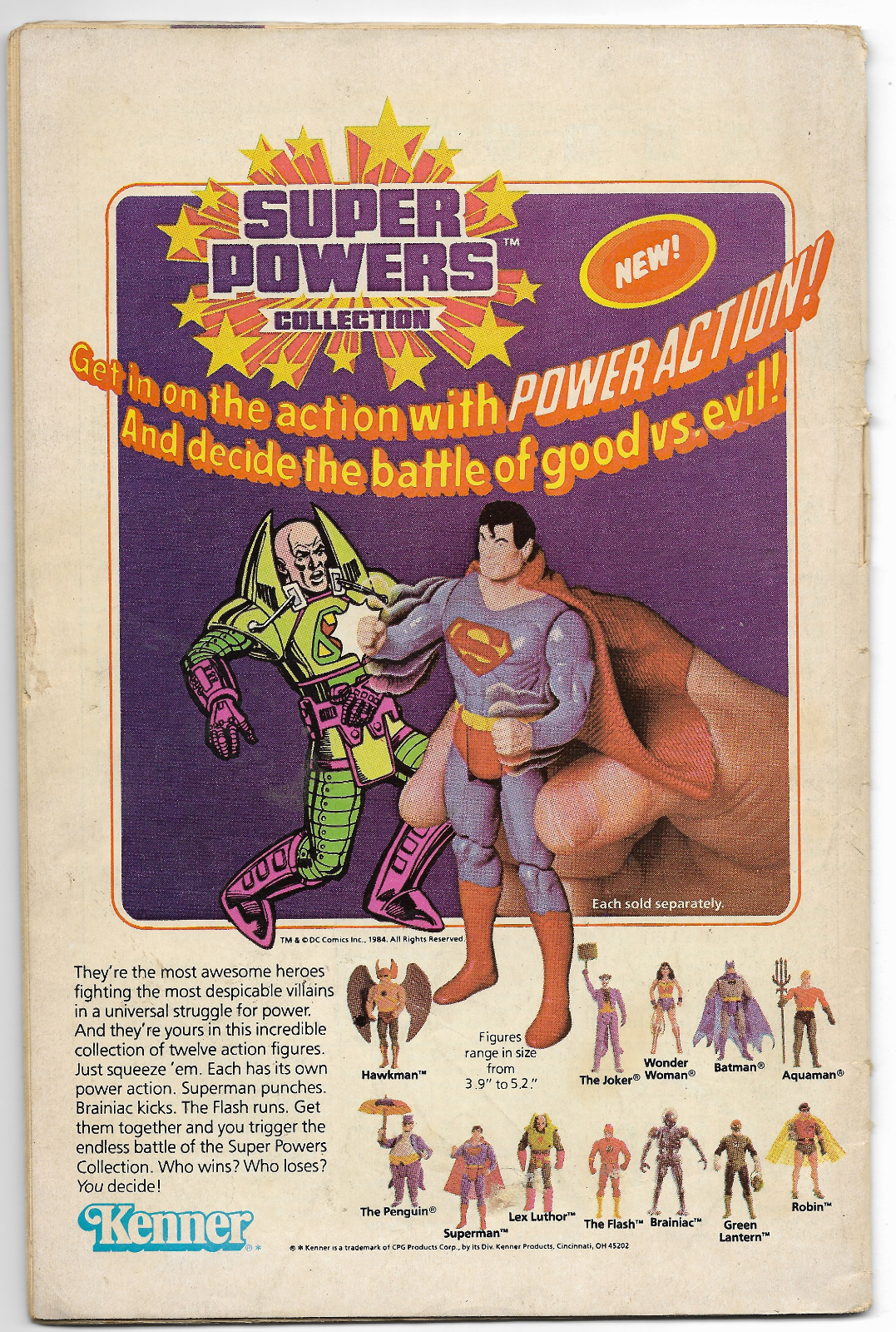 DC Comics Presents #83 Shadow of the Outsider! 1985 DC Comics