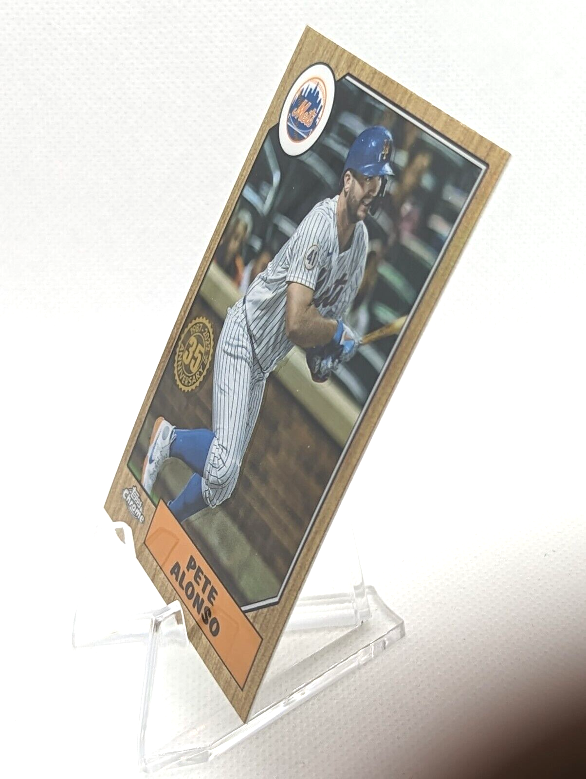 Pete Alonso #87BC-10 2022 Topps Chrome 1987 NY Mets
