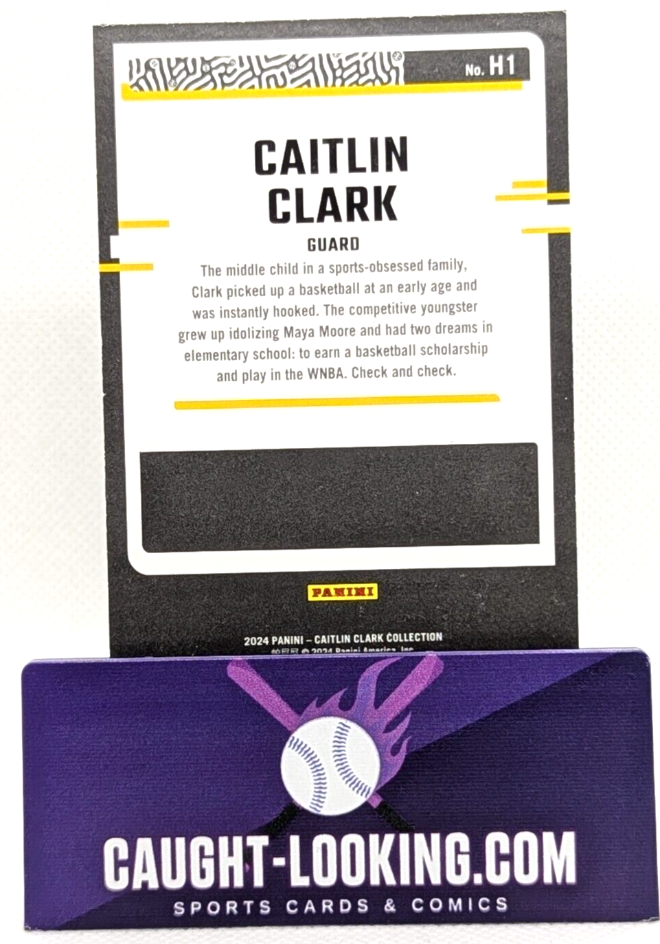 2024 Panini Caitlin Clark Collection Highlights #H1 Iowa Hawkeyes