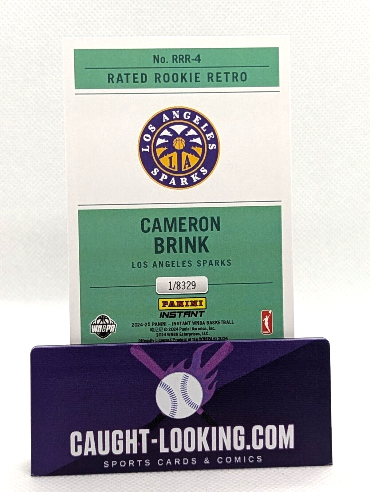 Cameron Brink - 2024 Instant WNBA Donruss Rated Rookie Retro Card #RRR-4 RC