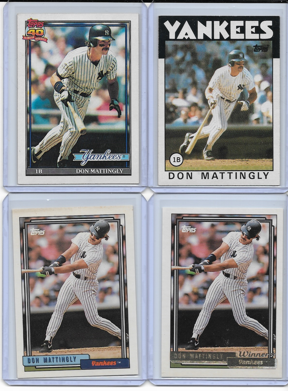 Don Mattingly NY Yankees - 34 Card Collection various cards