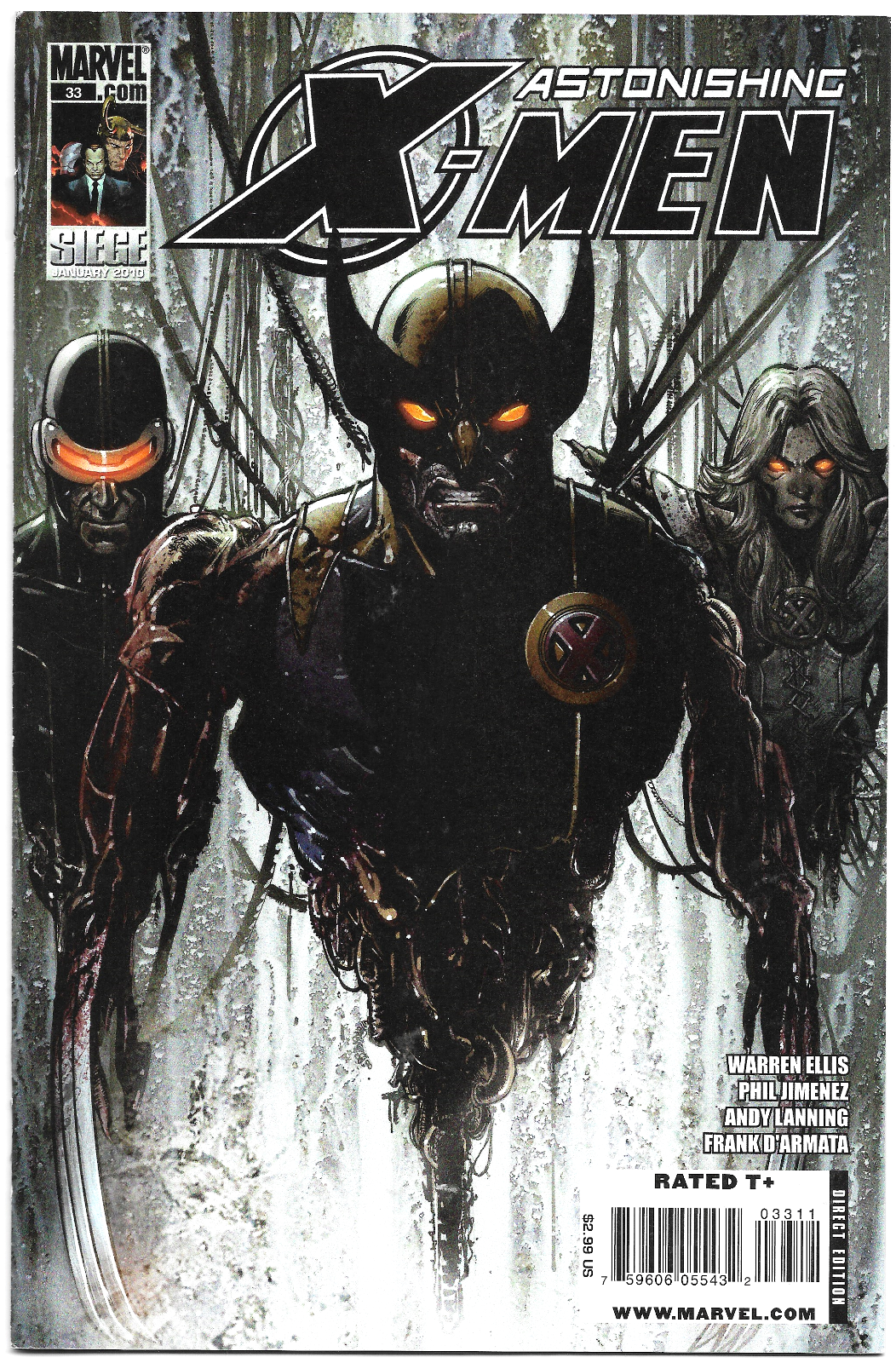 Astonishing X-Men #33 - 2010 Marvel Comic eXogenetic Part 3