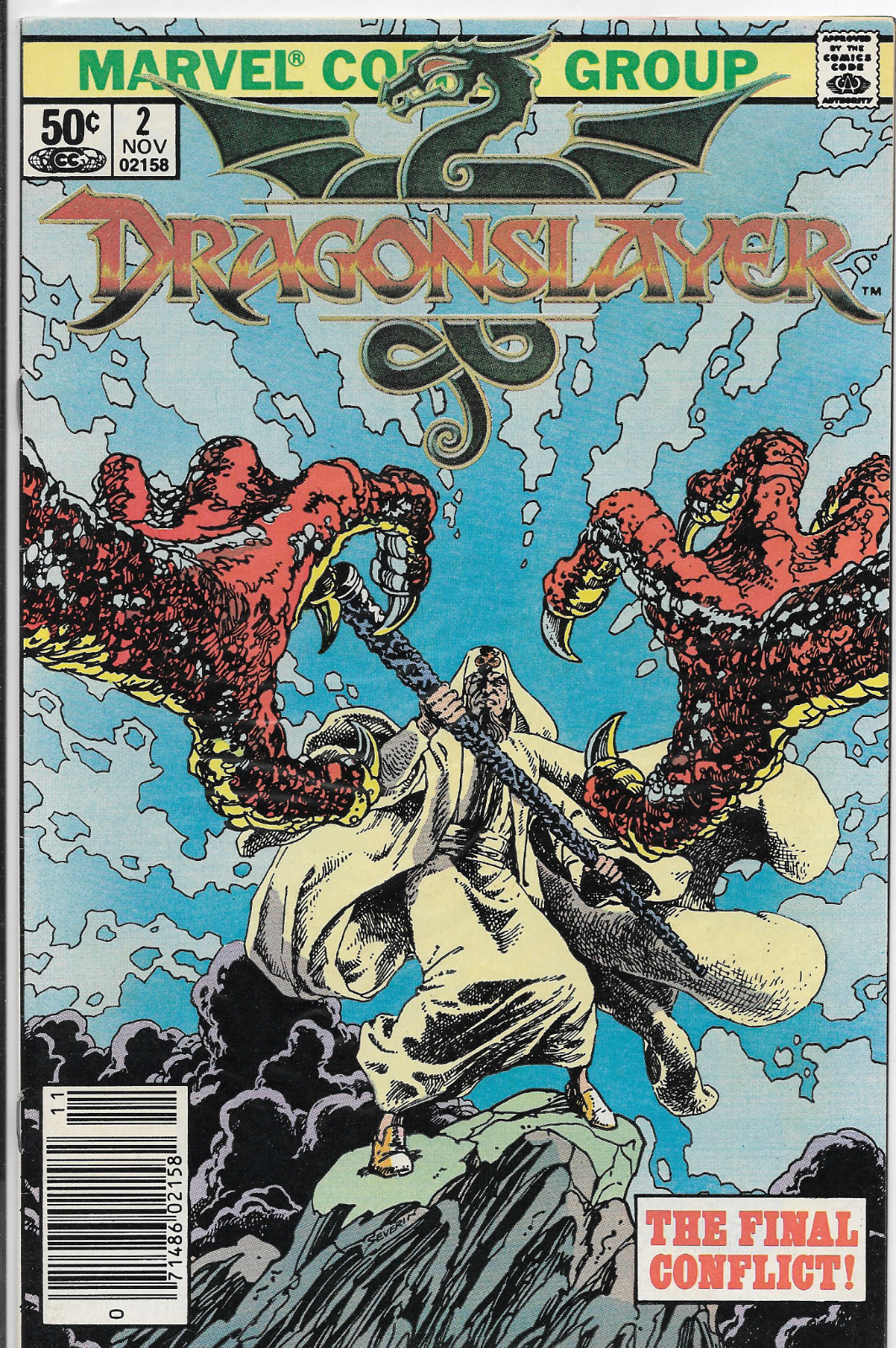 Dragonslayer #2 - "The Final Conflict" - 1981 Marvel Comic