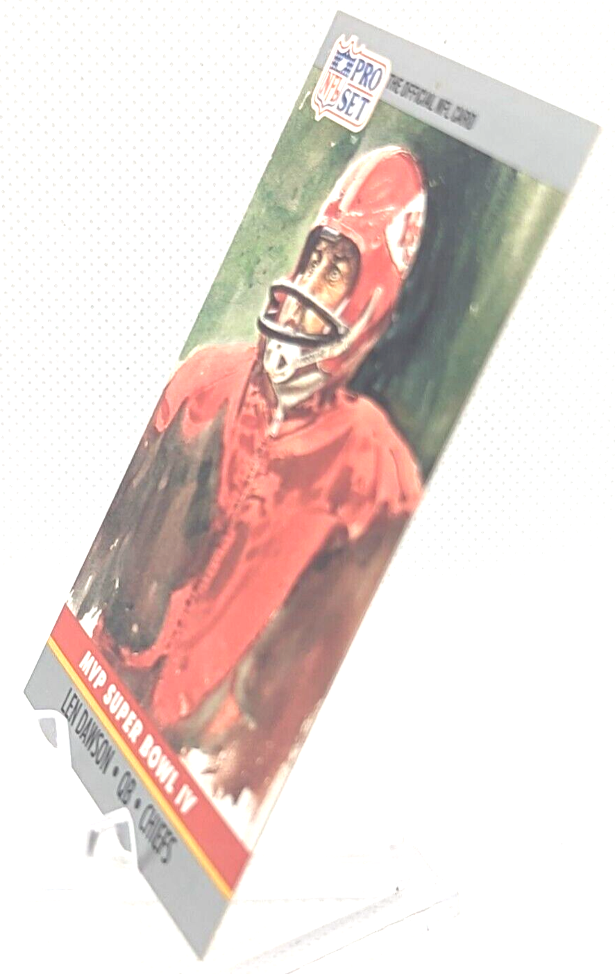 1990 Pro Set #4 Len Dawson Super Bowl MVP Collectibles