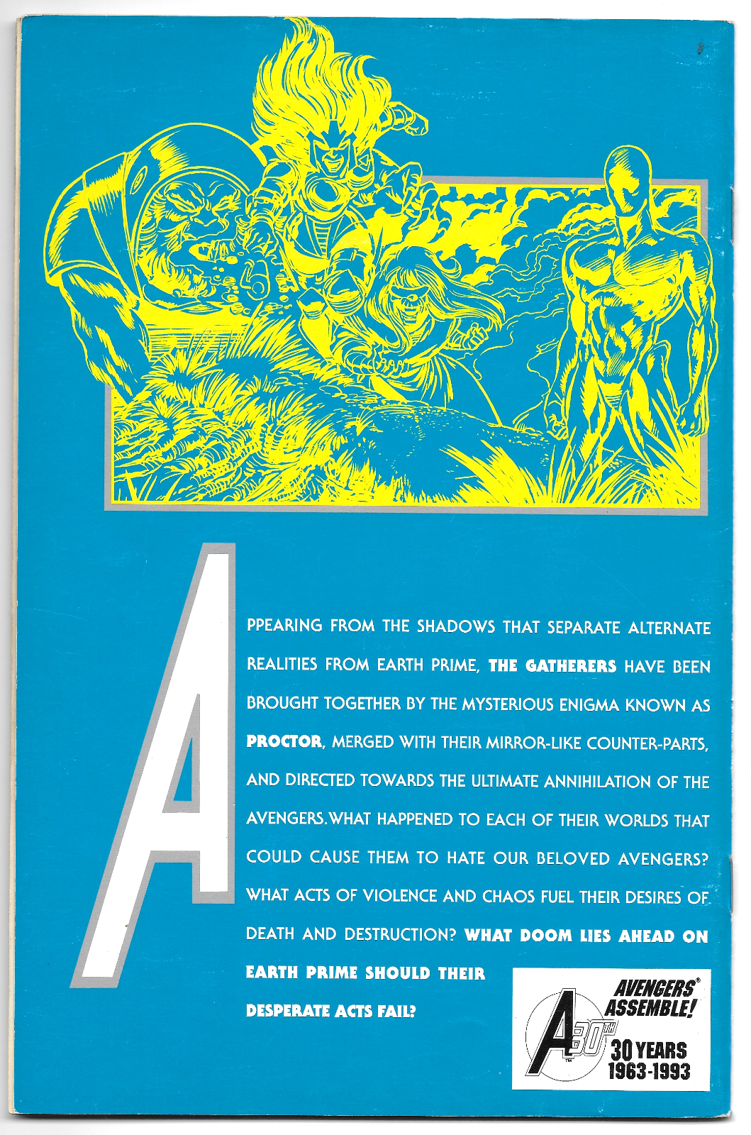 The Avengers #363 - 1993 Marvel Comics A Gathering of Hate