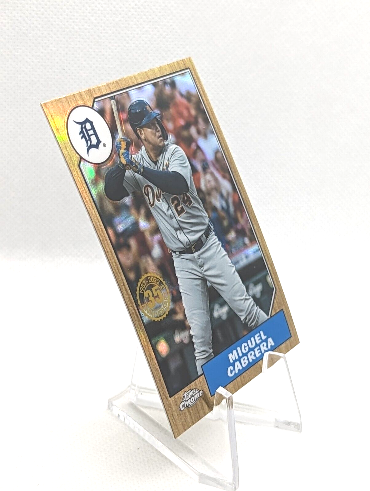 Miguel Cabrera #87BC-3 2022 Topps Chrome 1987 Detroit Tigers