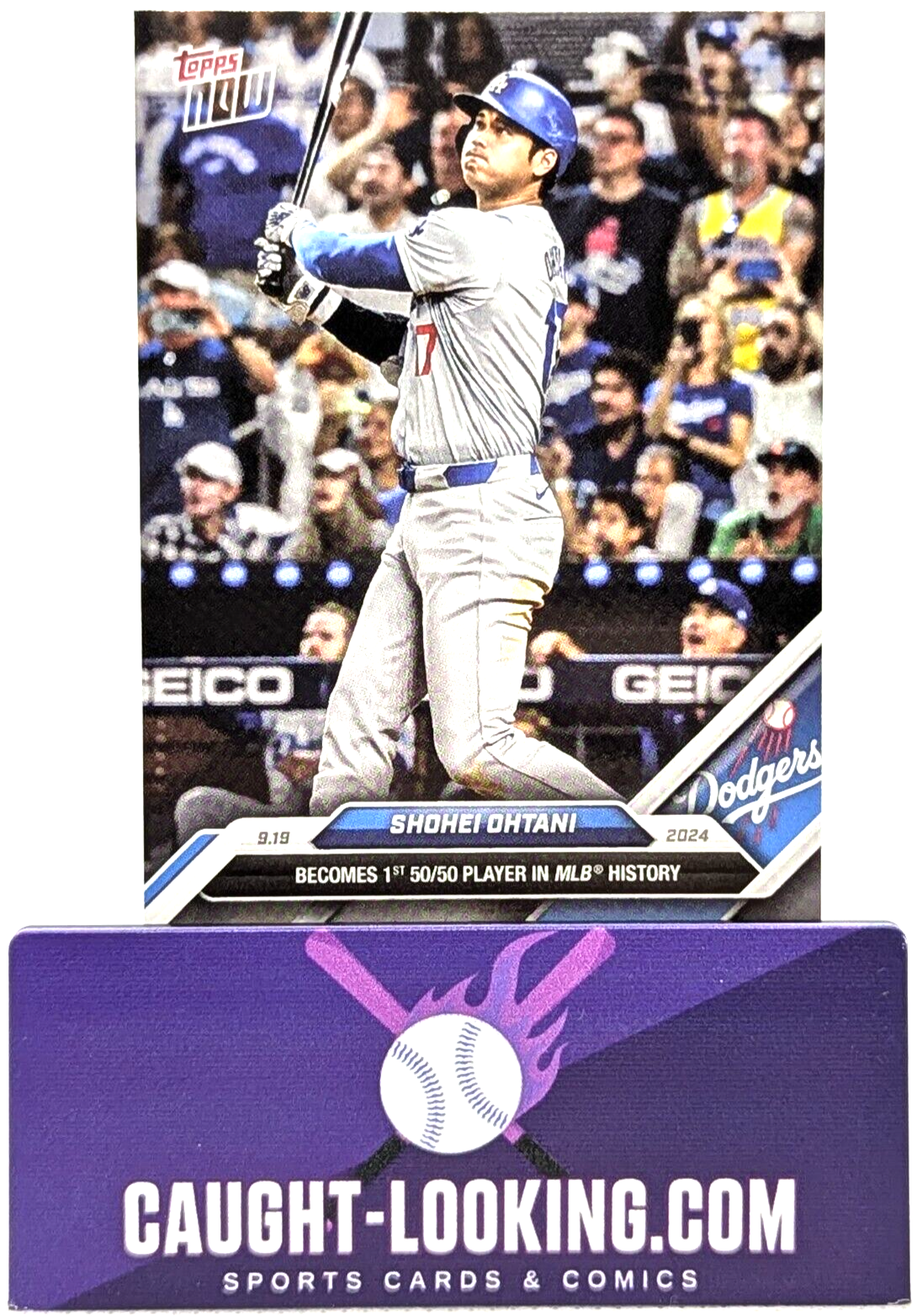 Shohei Ohtani - 2024 Topps Now #722 - 1st 50/50 Player in MLB History
