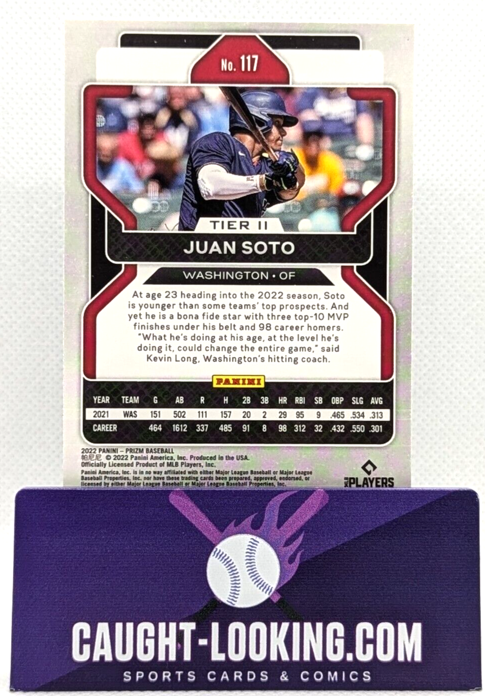 Juan Soto - 2022 Panini Prizm #117