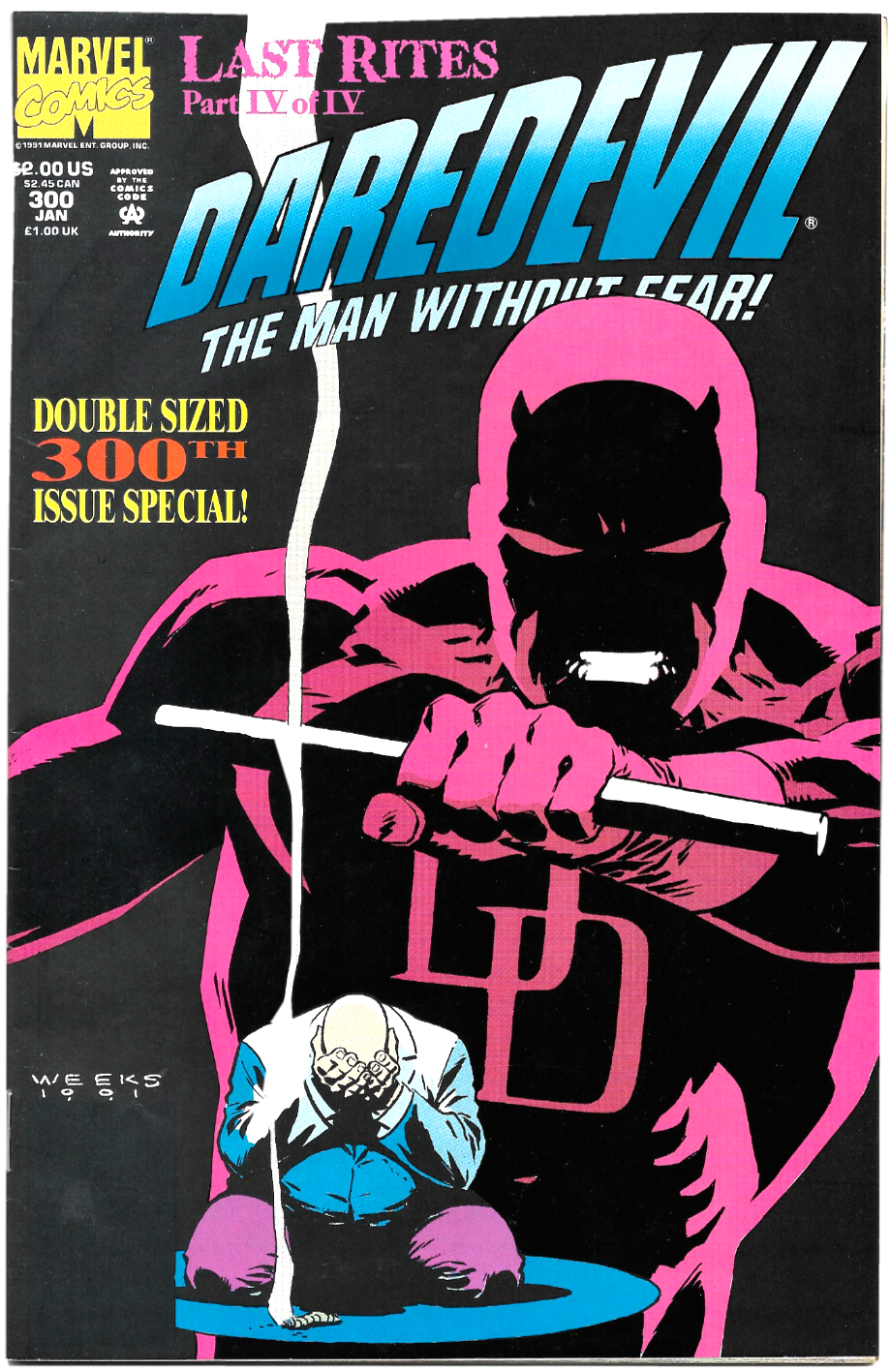 Daredevil #300 - 1992 Marvel Comic
