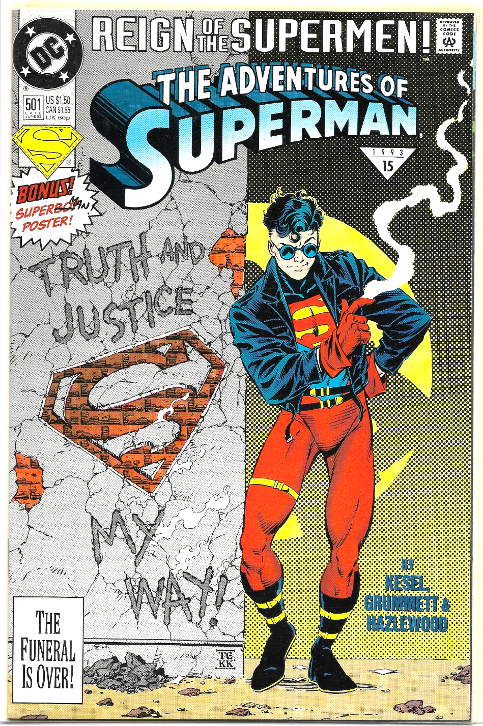 The Adventures Of Superman #501 1993 DC Comic Book