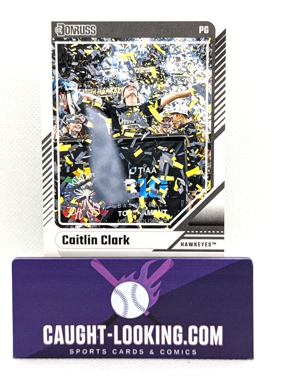 2024 Panini Caitlin Clark Collection - Base Donruss #14 Caitlin Clark (RC)