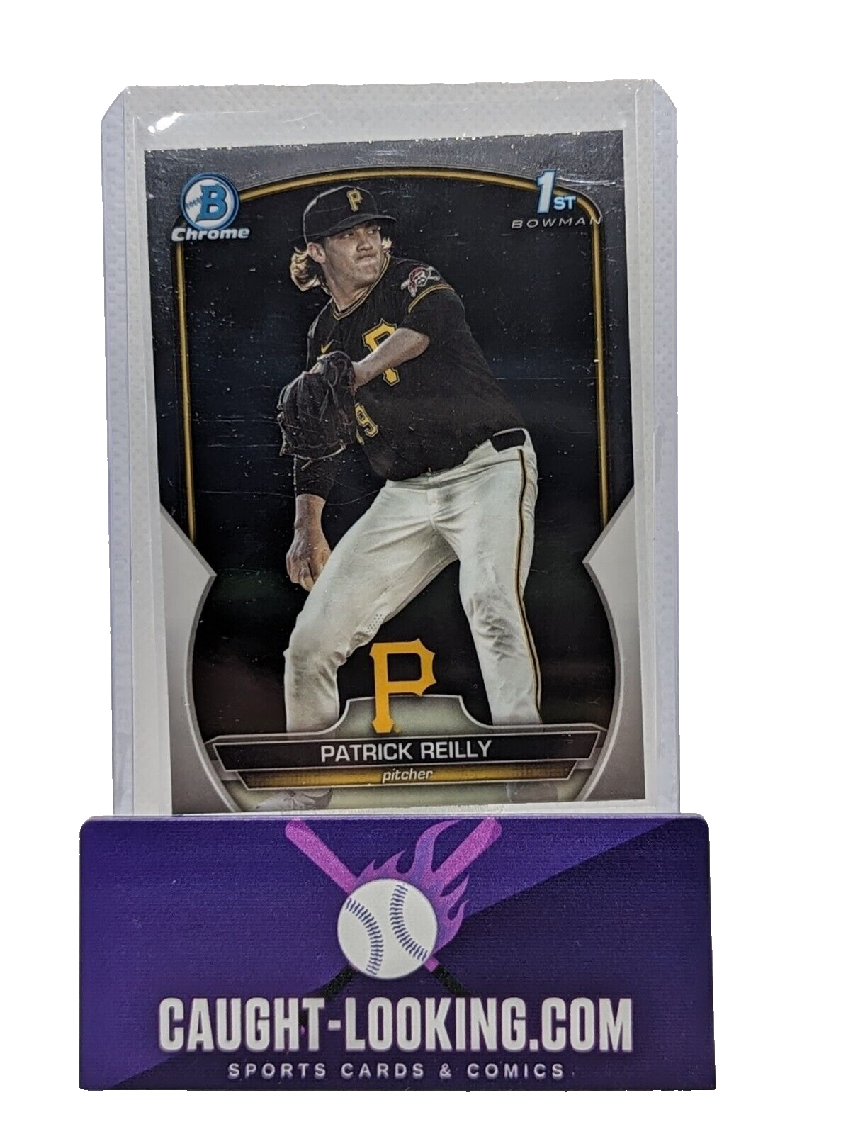 Patrick Reilly - 2023 Bowman Draft Chrome #BDC-54 1st Bowman Pirates Prospect