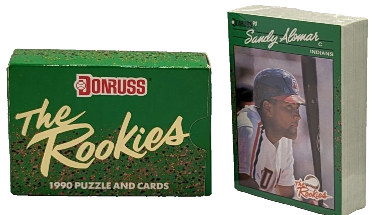 1990 Donruss The Rookies Set Trading Cards and Puzzle Sealed