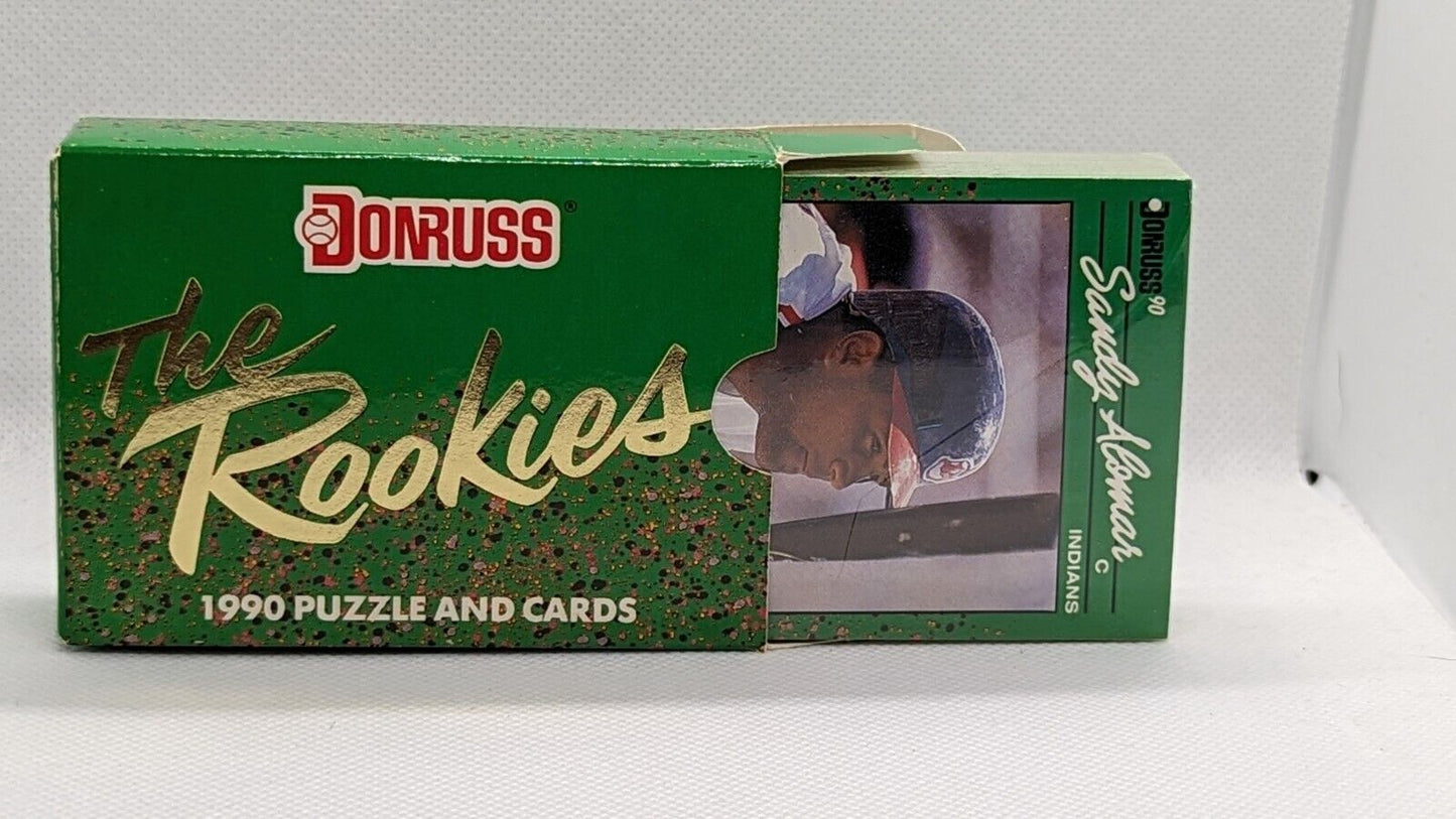 1990 Donruss The Rookies Set Trading Cards and Puzzle Sealed
