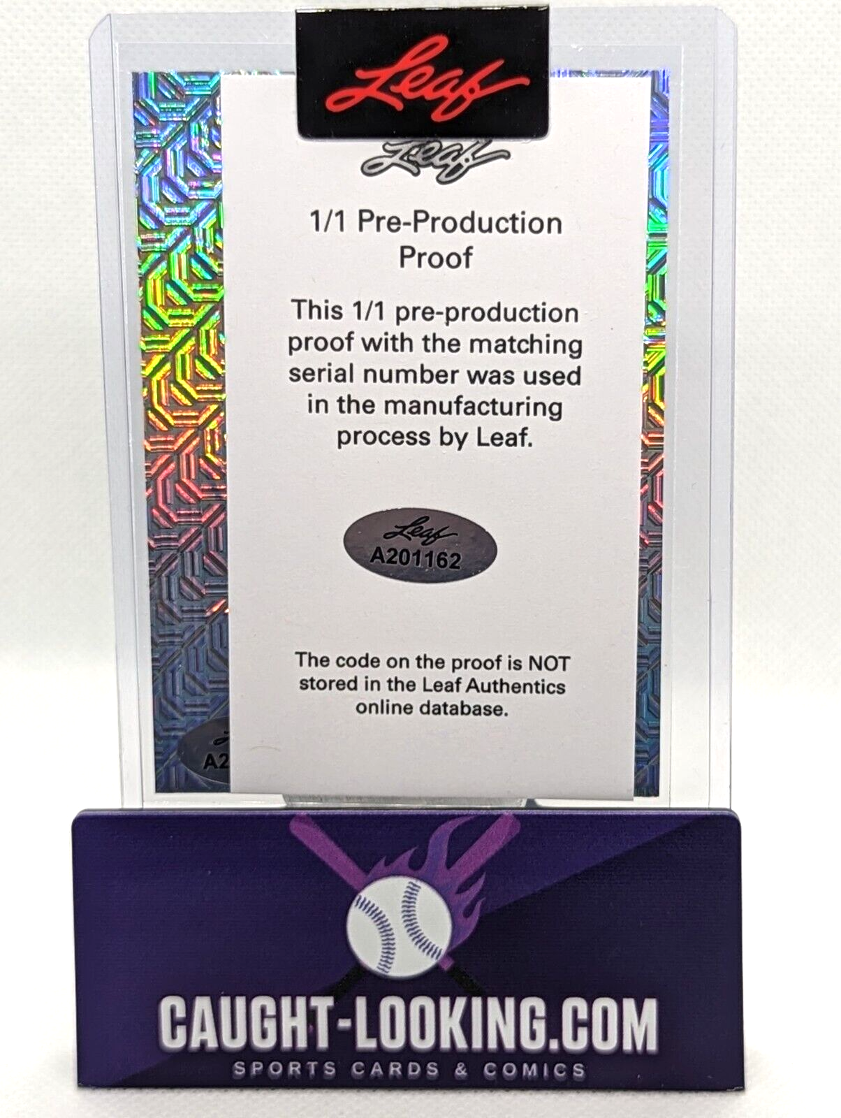 Dustin Harris - 2023 Leaf Metal #N-DH1 Noble Mojo Pre-Production Proof Auto 1/1