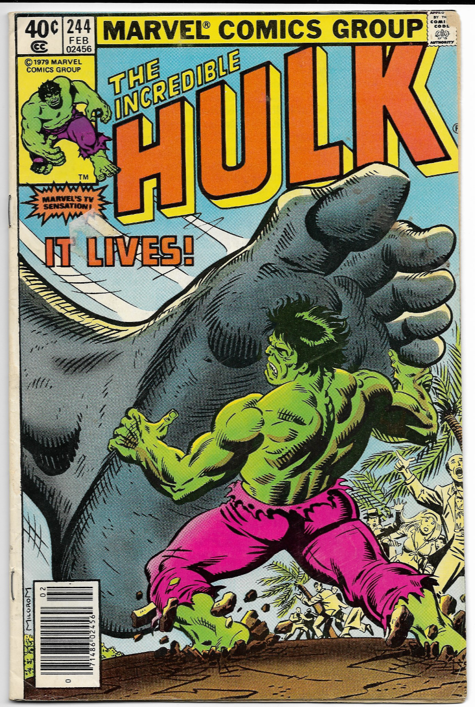 Incredible Hulk #244 "It Lives!" 1980 Marvel Comics