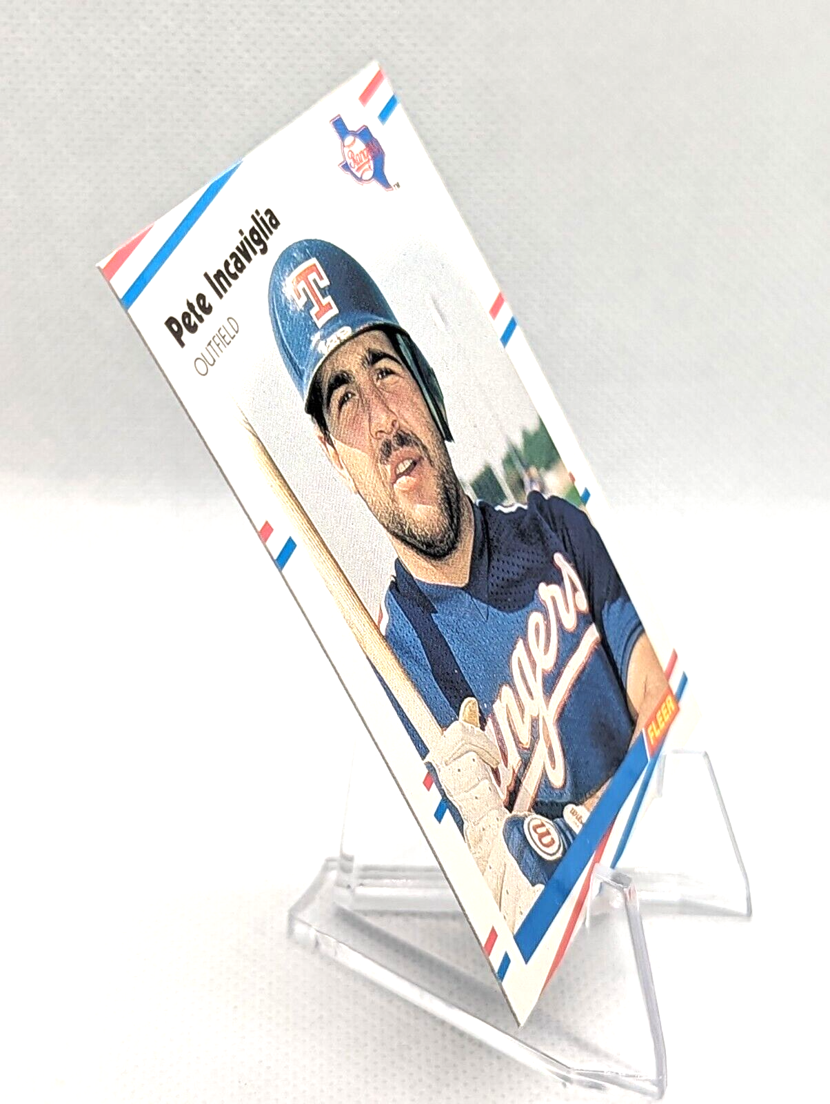 Pete Incaviglia #470 1988 Fleer Texas Rangers