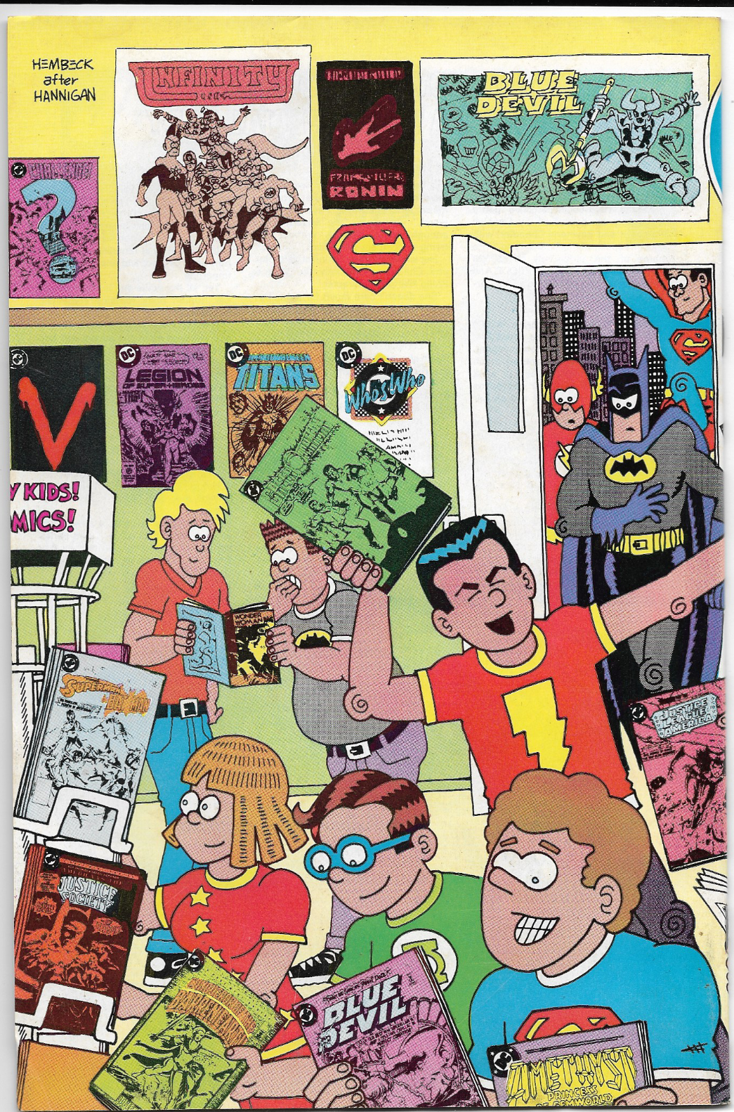 DC Sampler #3 - Preview for Saga of Swamp Thing - "Meanwhile..." 1984 DC Comic