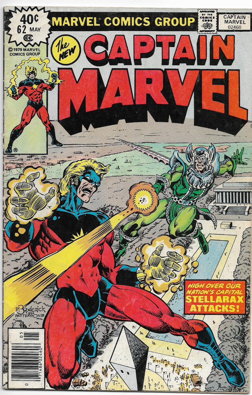 Captain Marvel #62 "Earth SKIRMISH!" 1979 Marvel Comic
