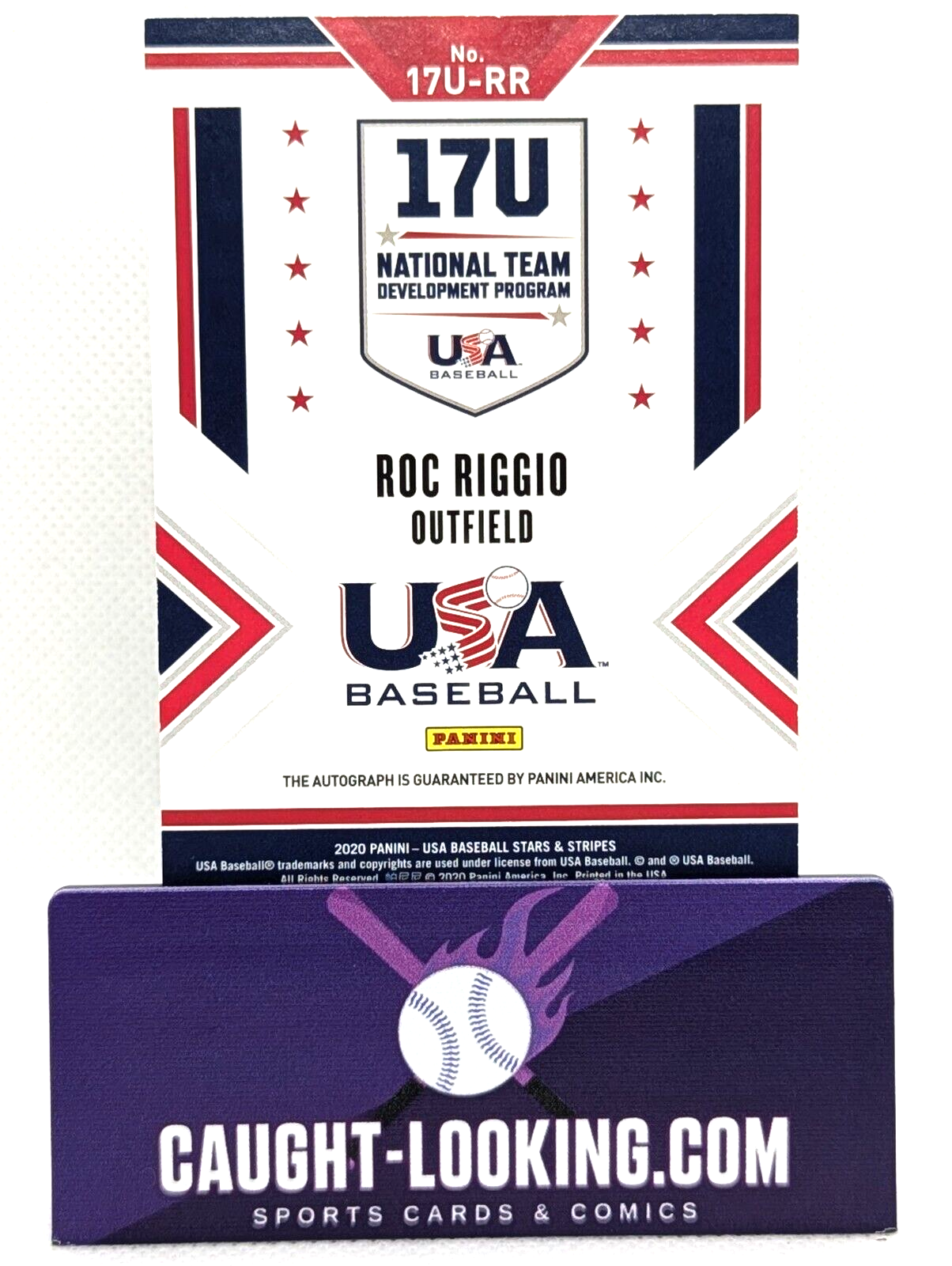 2020 Panini USA Baseball Stars & Stripes - 17U National Team Development Program