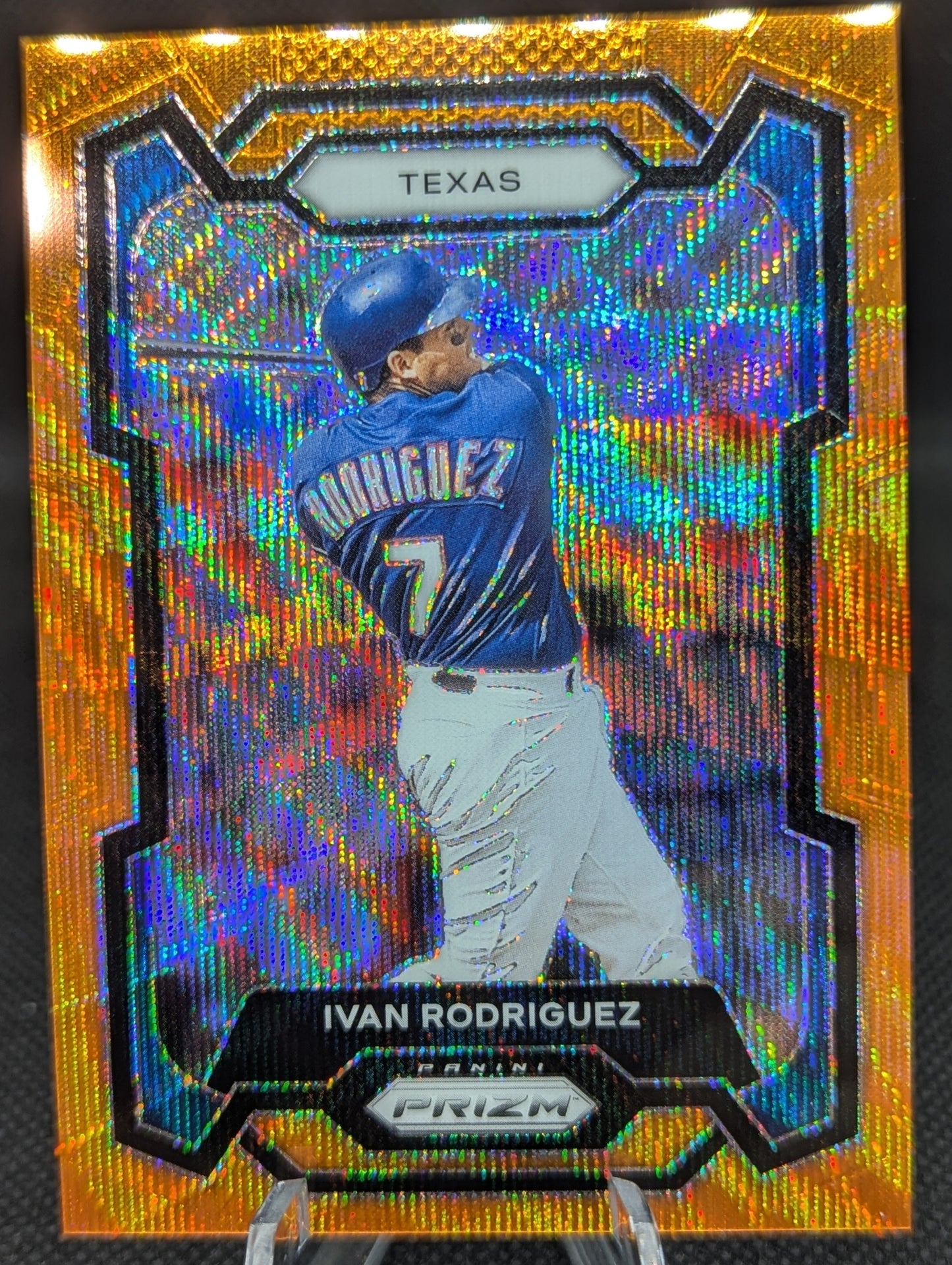 Ivan Rodriguez - 2024 Panini Prizm #244 Orange /49
