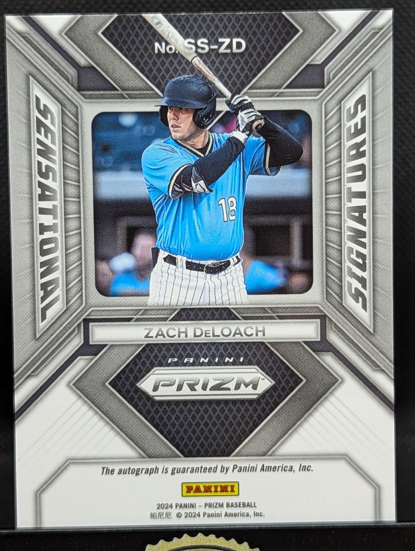 Zach DeLoach - 2024 Panini Prizm #SS-ZD Sensational Signatures Auto