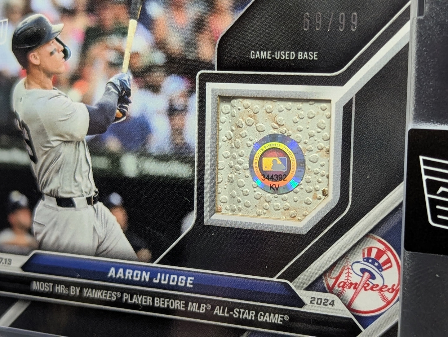 Aaron Judge - 2024 Topps NOW #416B Game Used Base Relic /99