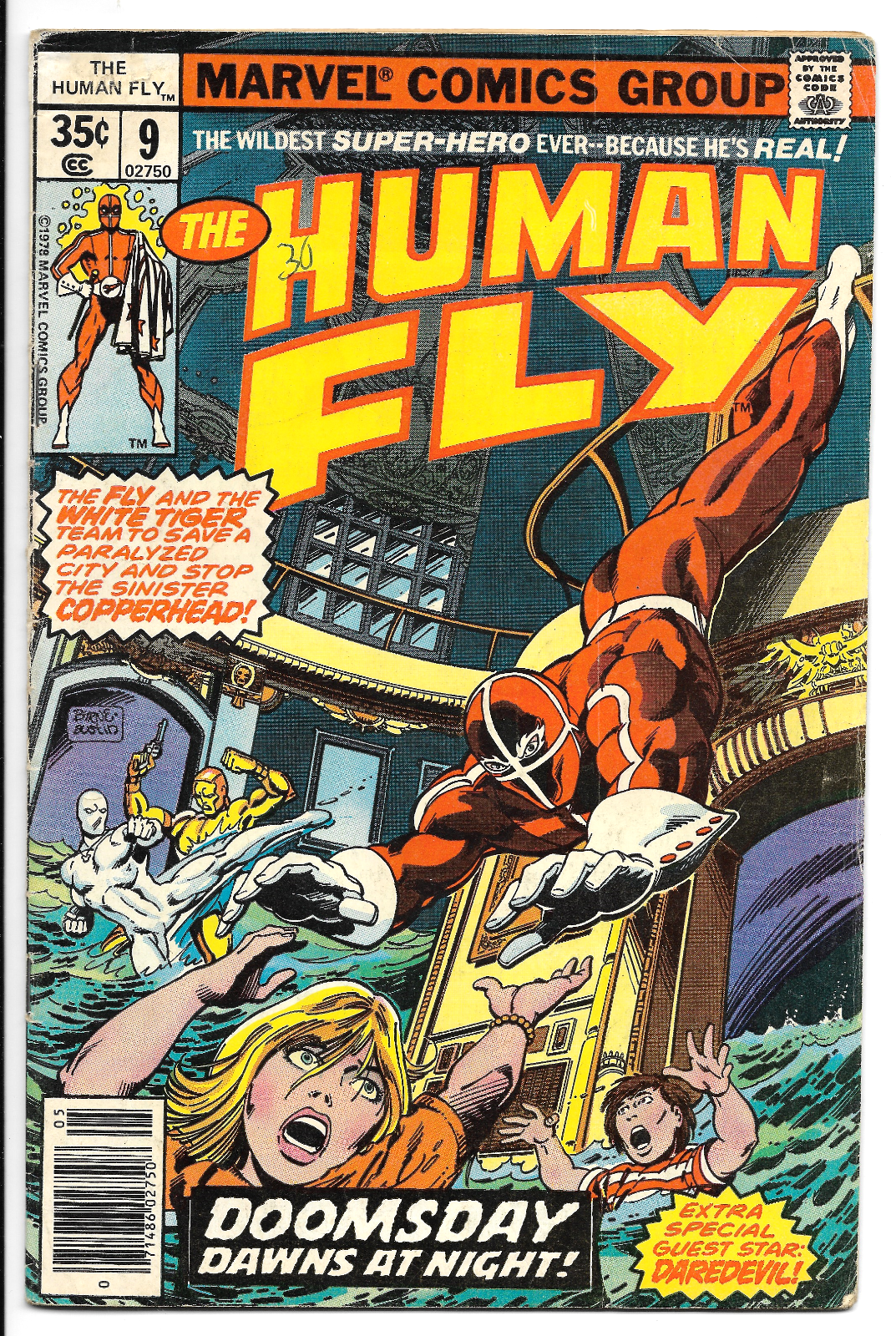Human Fly #9 "...And Daredevil Makes Three!"  1978 Marvel Comics