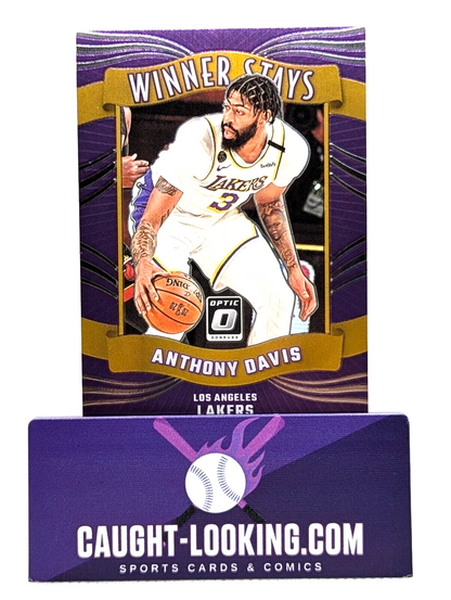 2023-24 Panini Donruss Optic - Winner Stays Purple Prizm #19 Anthony Davis
