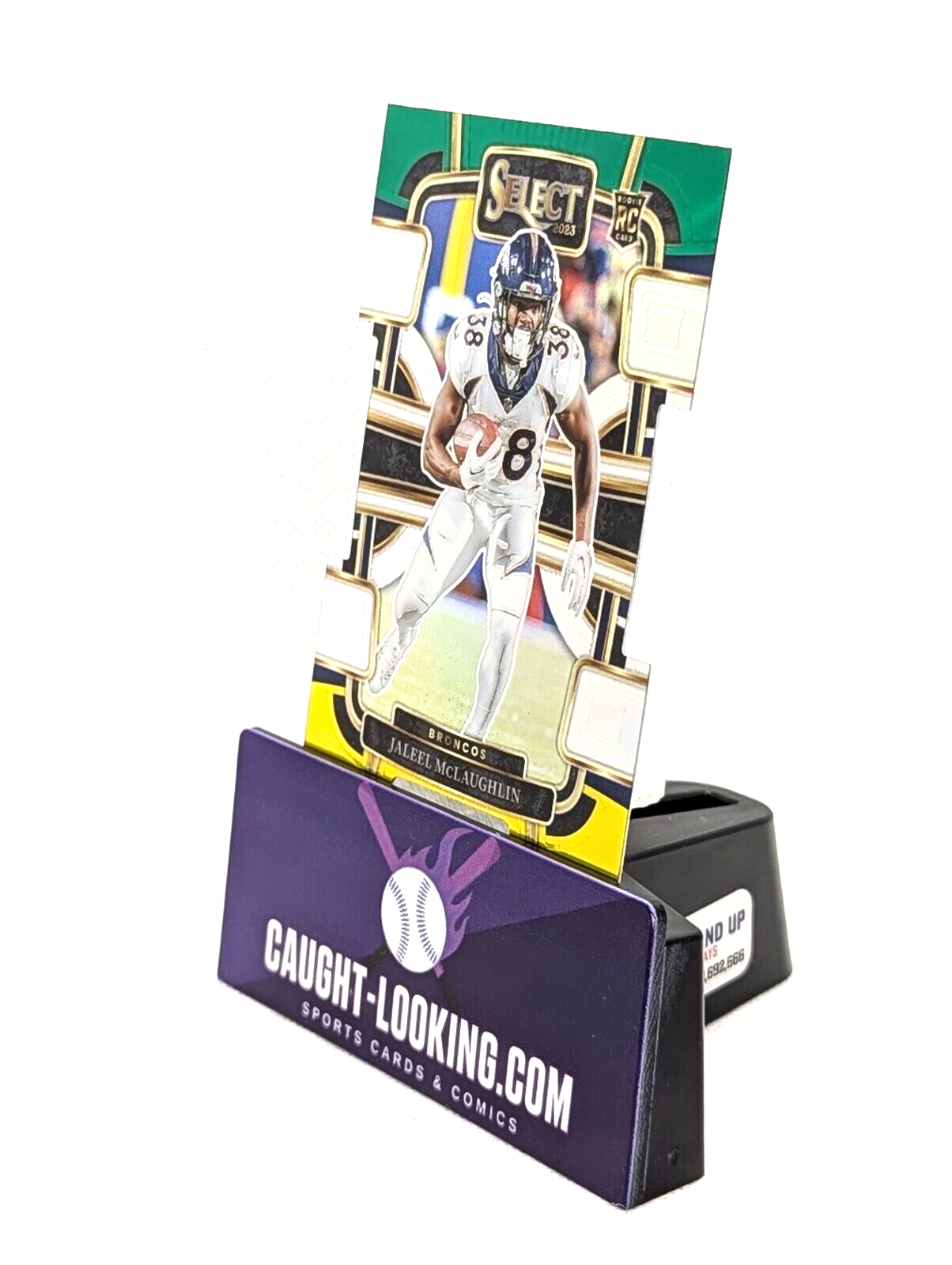 Jaleel McLaughlin - 2023 Panini Select Prizm Rookie Card #32 RC