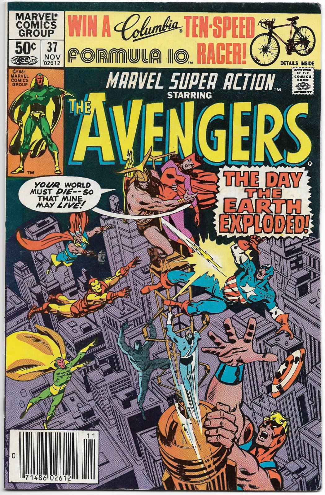 Marvel Super Action #37 - 1981 Marvel Comics "Blaze of Battle. The Flames Love"