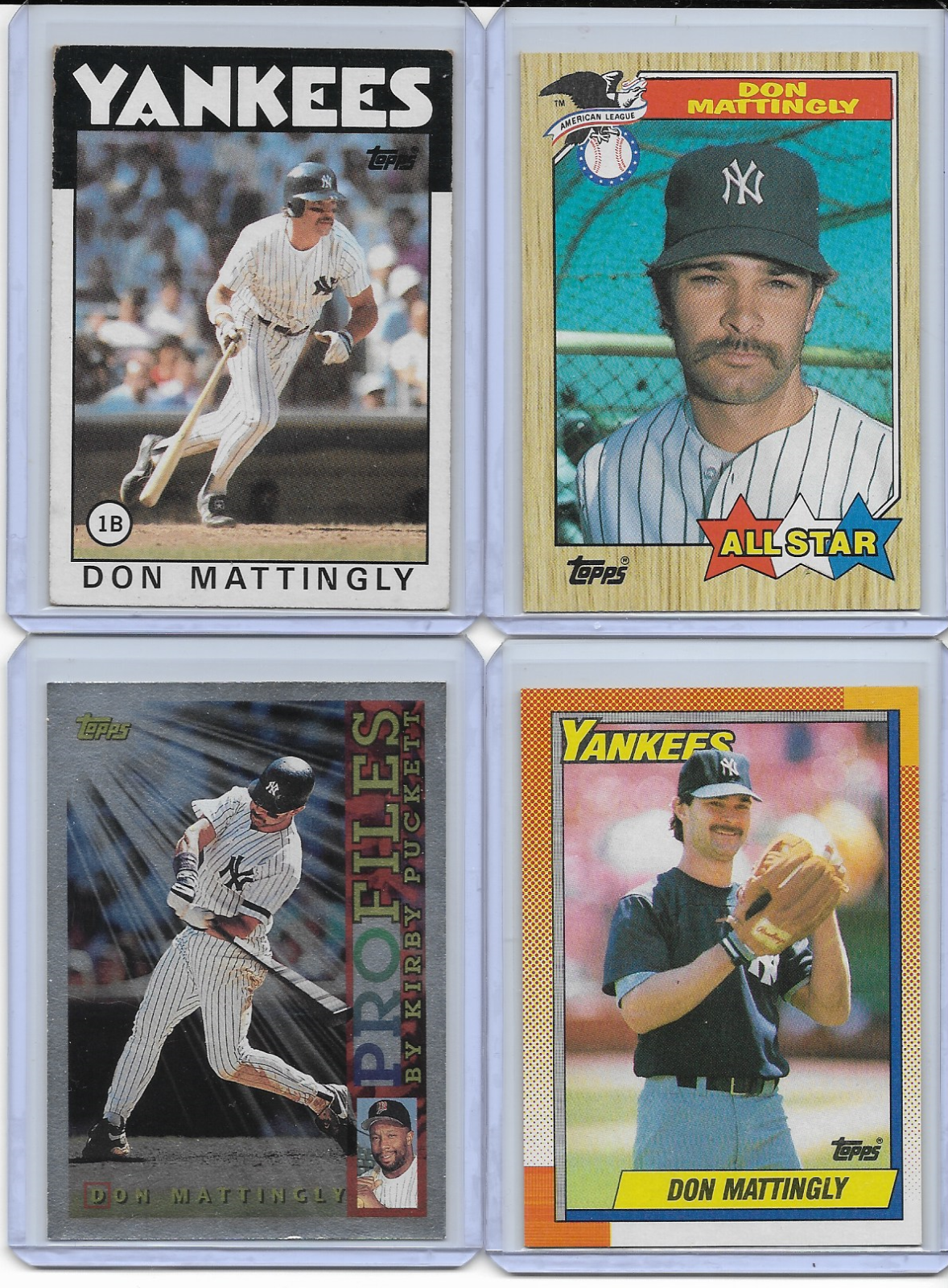 Don Mattingly NY Yankees - 34 Card Collection various cards