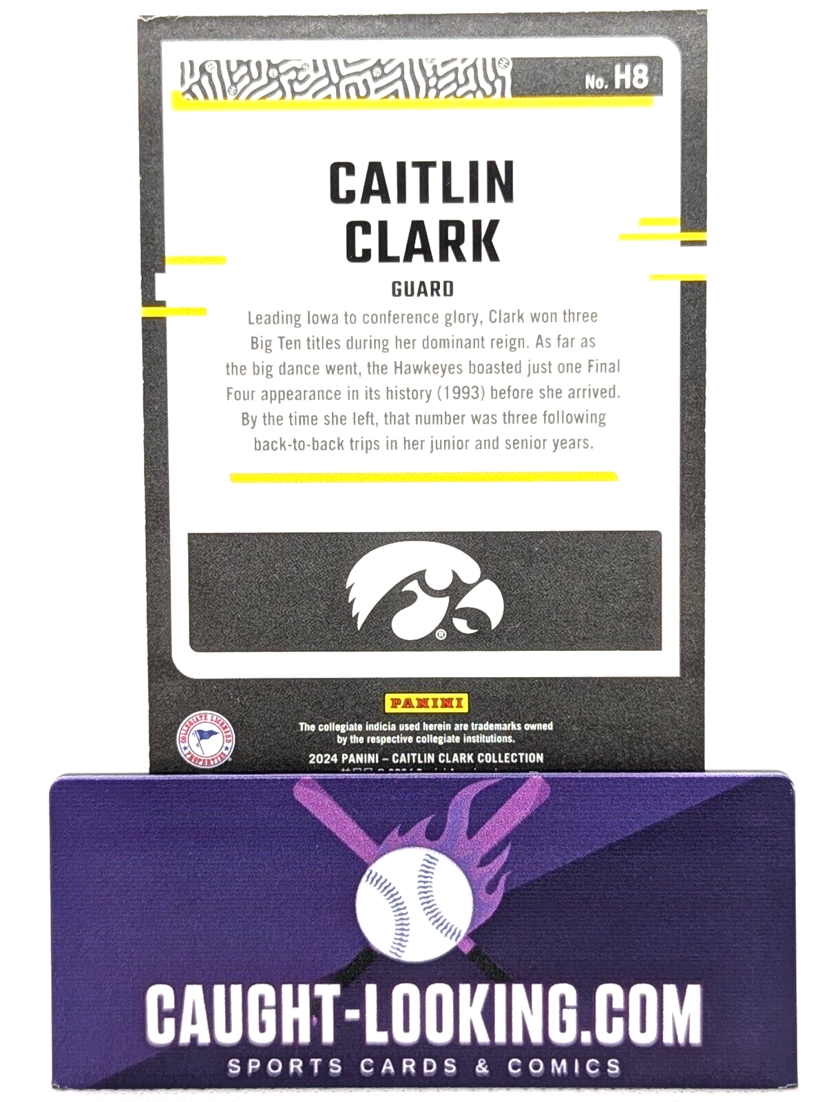 2024 Panini Caitlin Clark Collection - Highlights #H8 Caitlin Clark (RC)