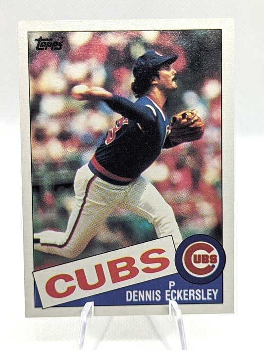 1985 Topps #163 Dennis Eckersley Cubs Free Shipping
