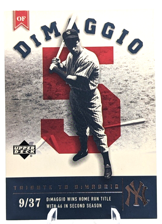 2002 Upper Deck Joe Dimaggio Tribute #105 New York Yankees