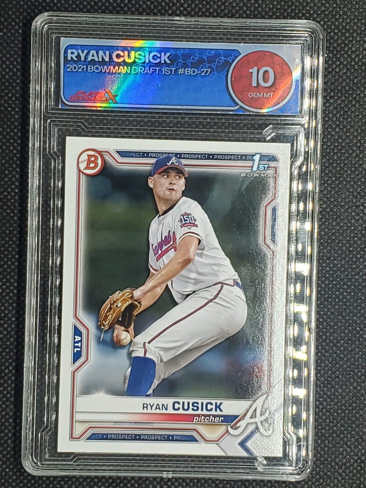 Ryan Cusick #BD-27 2021 Bowman Draft Graded 10