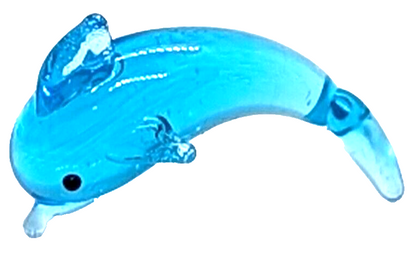 Ganz World Miniature Mini Glass Collectible Figurine Dolphin
