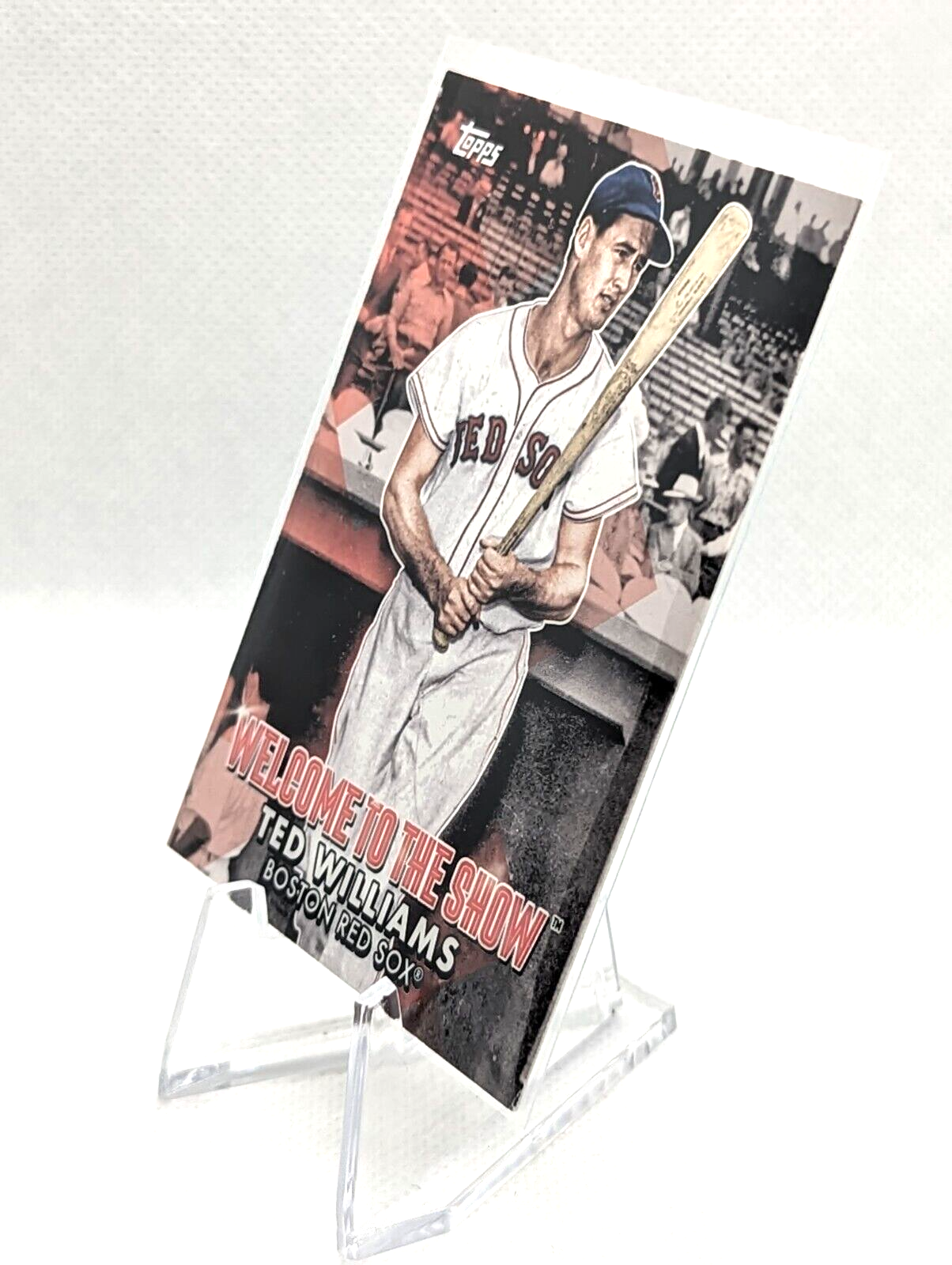 Ted Williams #WTTS-32 2022 Topps Series 1 WELCOME TO THE SHOW Insert | Red Sox