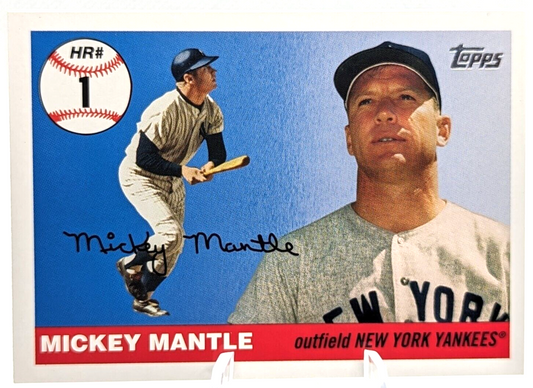 2006 Topps Mickey Mantle Home Run History #1 MHR1 New York Yankees