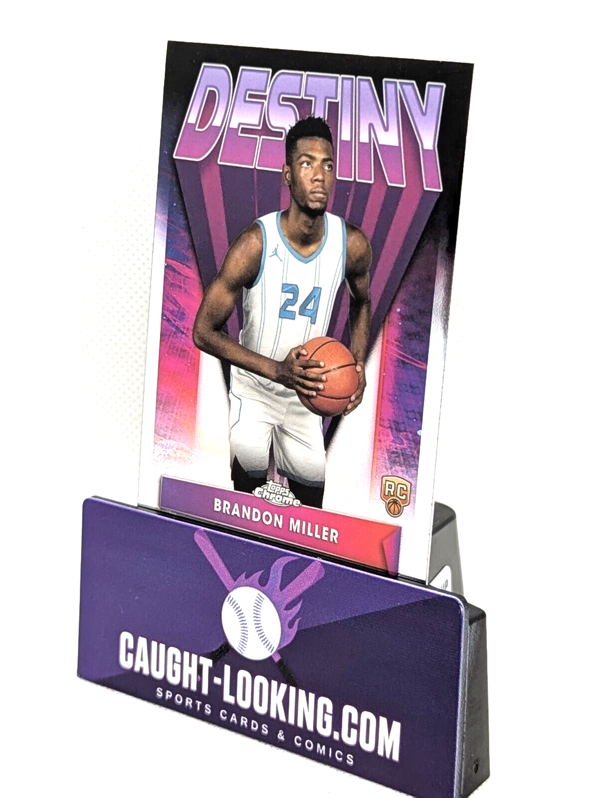 Brandon Miller - 2024 Topps Chrome Basketball Destiny #D-2 Hornets NBA