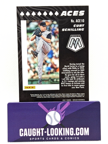 Curt Schilling - 2021 Panini Mosaic - Aces #ACE10