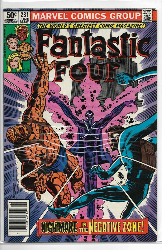 Fantastic Four #231 - "In All the Gathered Gloom!" NEWSSTAND - 1981 Marvel Comic