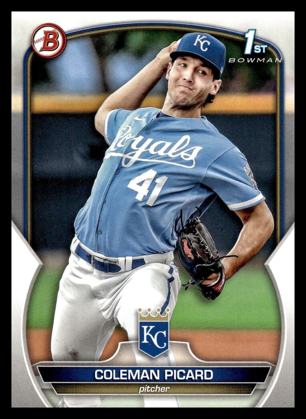 2023 Bowman Draft #BD-161 Coleman Picard Kansas City Royals 1st Baseball Card