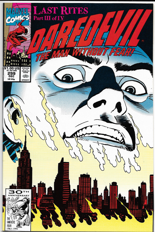 Daredevil #299 "Last Rites, Part 3 of 4: Regicide" 1991 Marvel Comics
