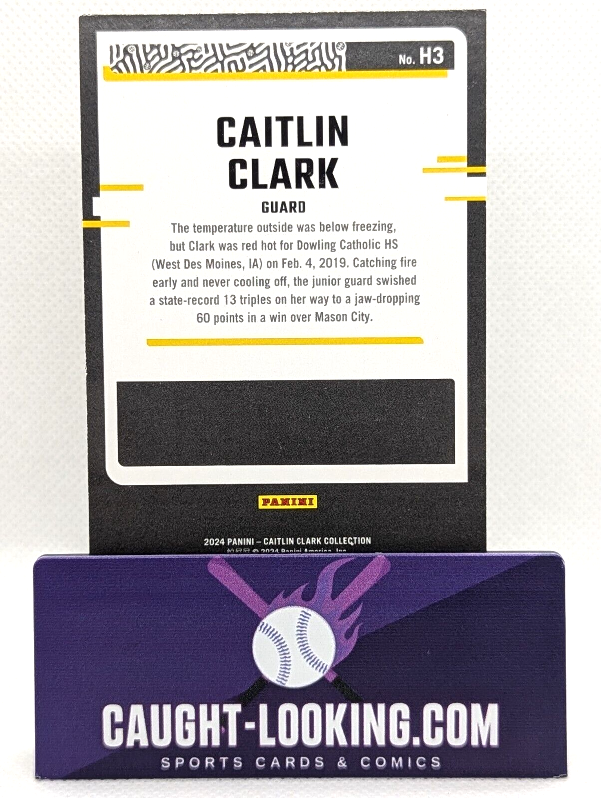 2024 Panini Caitlin Clark Collection - Highlights #H3 Caitlin Clark (RC)