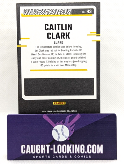 2024 Panini Caitlin Clark Collection - Highlights #H3 Caitlin Clark (RC)