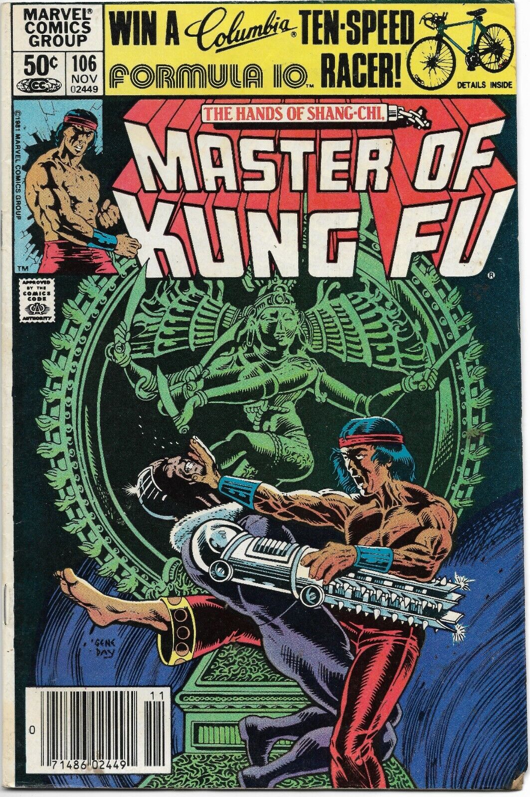   Master Of Kung Fu #106 - "The Assassin Master" - 1981 Marvel Comic