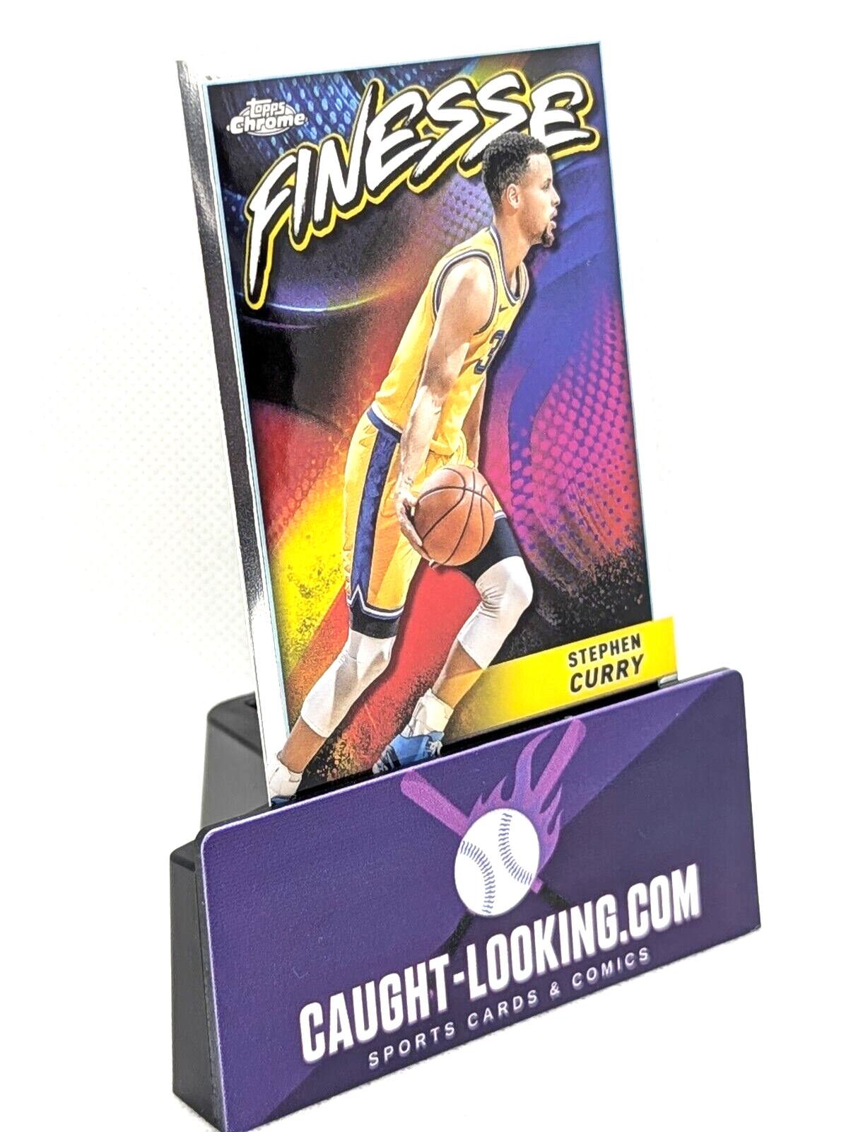 STEPHEN CURRY 2023-24 Topps Chrome FINESSE INSERT Warriors F-24