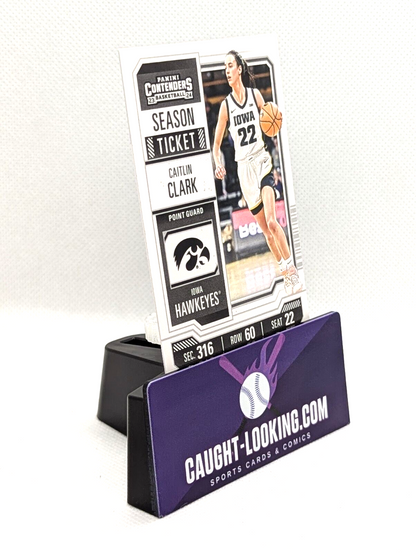 2024 Panini Caitlin Clark Collection Iowa CC3 Contenders Season Ticket